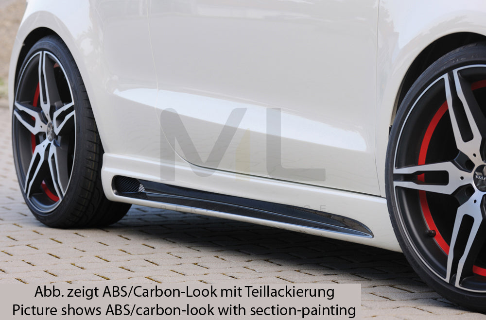 Rieger 00099872 Audi 8X A1 Side Skirt 1 | ML Performance UK Car Parts