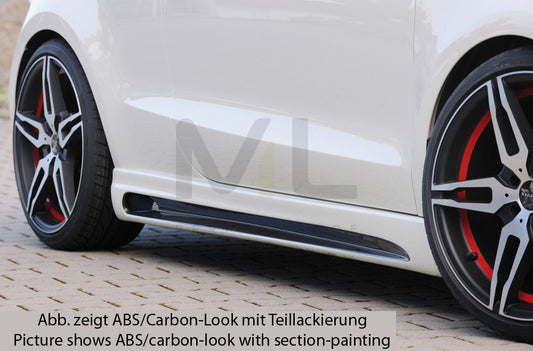 Rieger 00099872 Audi 8X A1 Side Skirt 1 | ML Performance UK Car Parts