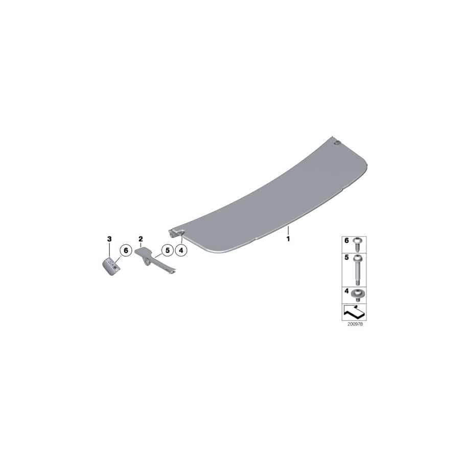 Genuine BMW 07149240154 F07 Oval-Head Screw With Washer M5 X12 (Inc. 535dX, 530d & 535i)