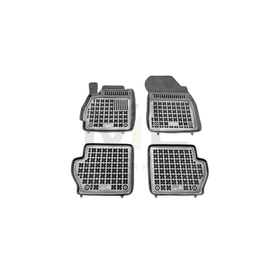 REZAW PLAST 200810 Floor mat set for MAZDA CX-5 I (KE, GH) Elastomer, Front and Rear, Black