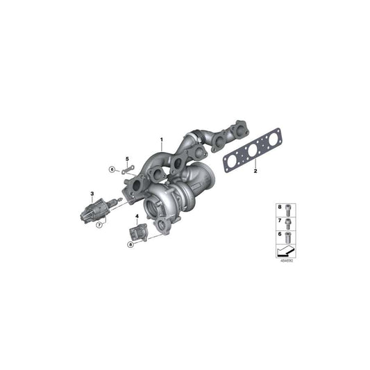 Genuine BMW 11628681052 RR11 RR31 G12 Flange Nut M8 (Inc. M760LiX, Cullinan & Phantom)