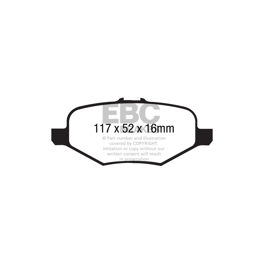 EBC PD40K2217 Ford Ultimax Pad & Plain Disc Kit (Inc. Explorer & Flex) 3 | ML Performance UK Car Parts
