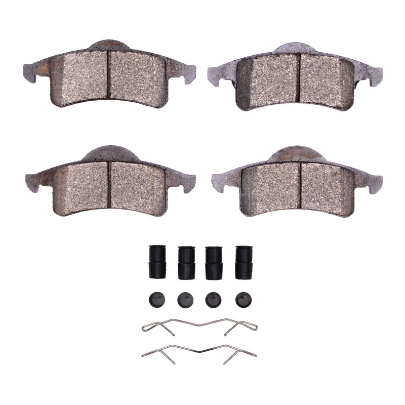 R1 Concepts R1 99-04 Jeep Grand Cherokee Rear Super Duty Pads & Hardware Kit