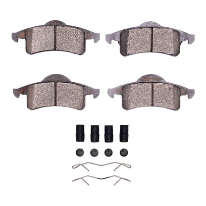 R1 Concepts R1 99-04 Jeep Grand Cherokee Rear Super Duty Pads & Hardware Kit