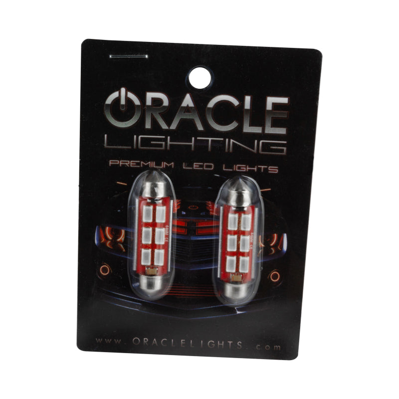 ORACLE Lighting Oracle 44MM 6 LED 3-Chip Festoon Bulbs (Pair) - Green