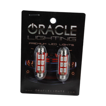 ORACLE Lighting Oracle 44MM 6 LED 3-Chip Festoon Bulbs (Pair) - Green
