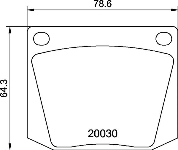 Mintex MGB525 Brake Pad Set, disc brake