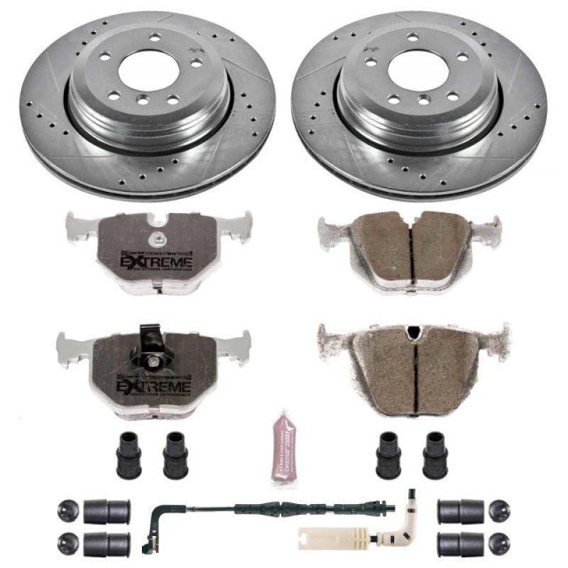 PowerStop Power Stop 04-07 BMW 525i Rear Z26 Street Warrior Brake Kit