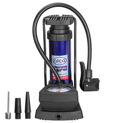 Heyner 201300 Mini Floor Pump With Pressure Gauge