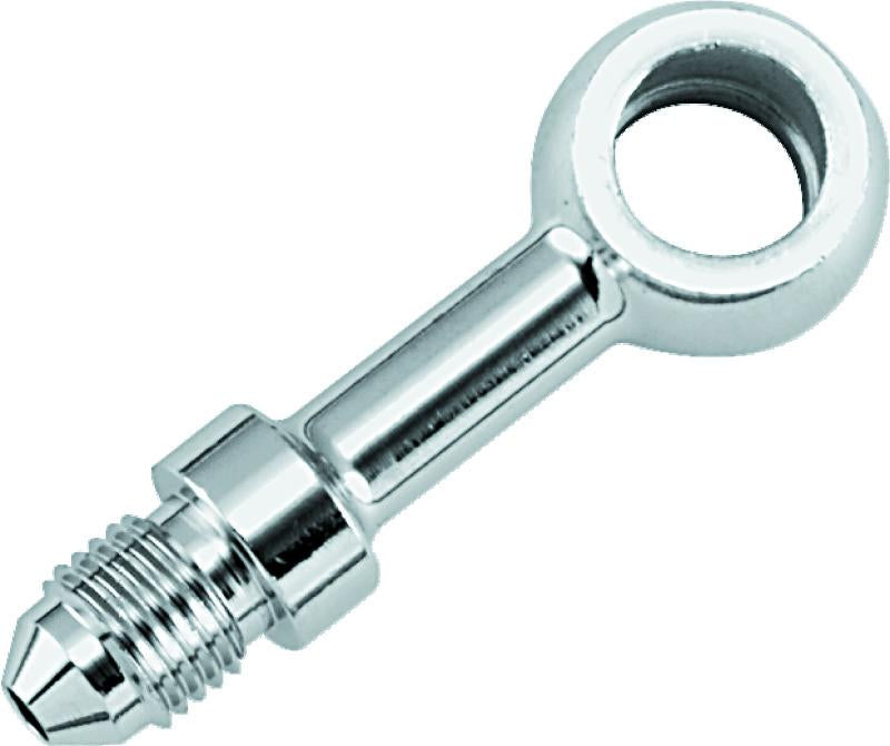 TwinPower Twin Power Stainless Brake Fitting 3/8 Inch X AN3 Straight Banjo Adaptor