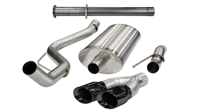 CORSA Performance Corsa 2011-2014 Ford F-150 Raptor 6.2L V8 145in Wheelbase Black Xtreme Cat-Back Exhaust