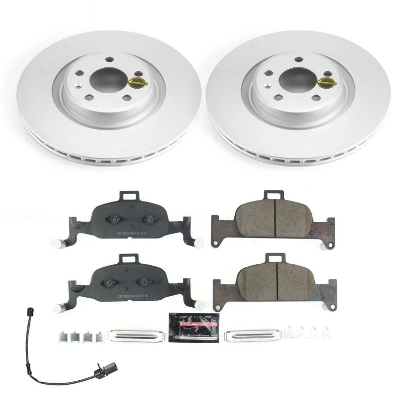 PowerStop Power Stop 18-22 Audi Q5 Front Z23 Coated Brake Kit