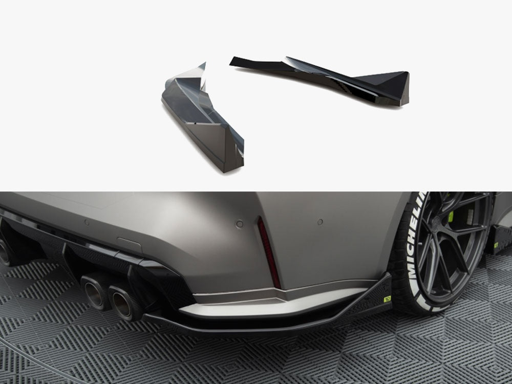 Maxton Design Rear Side Splitters V.3 CSL Look BMW M4 G82