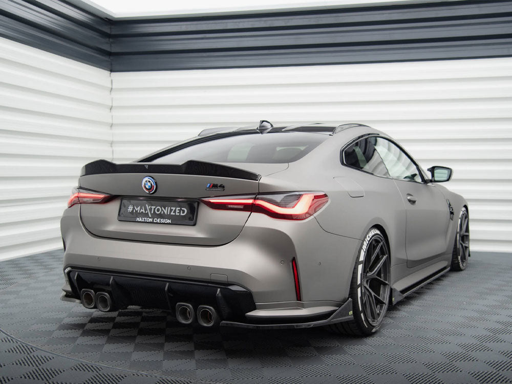 Maxton Design Rear Side Splitters V.3 CSL Look BMW M4 G82