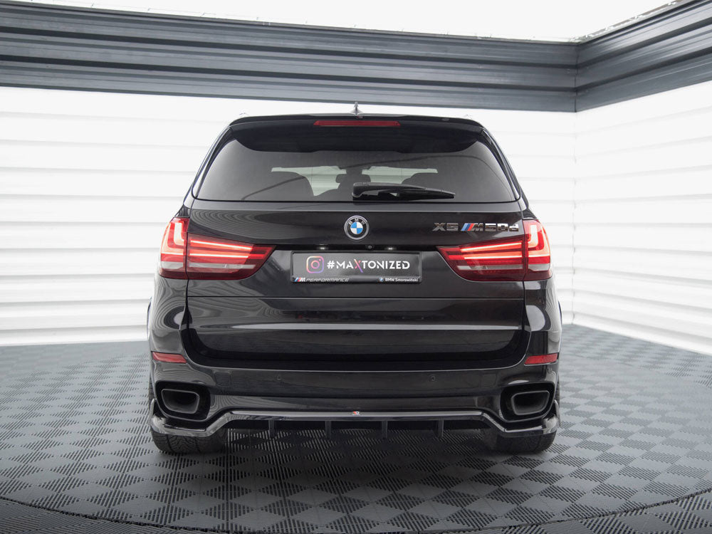 Maxton Design Central Rear Splitter (VERTICAL BARS) BMW X5 M-Pack F15