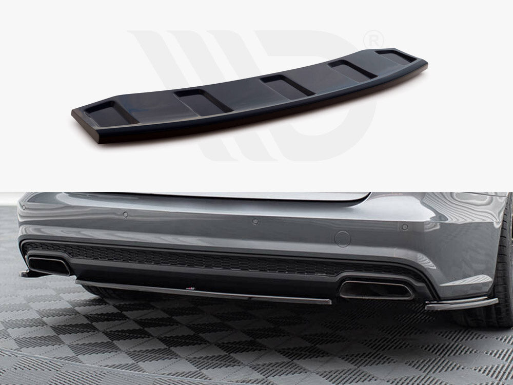 Maxton Design Audi A6 S-Line C7 FL Central Rear Splitter