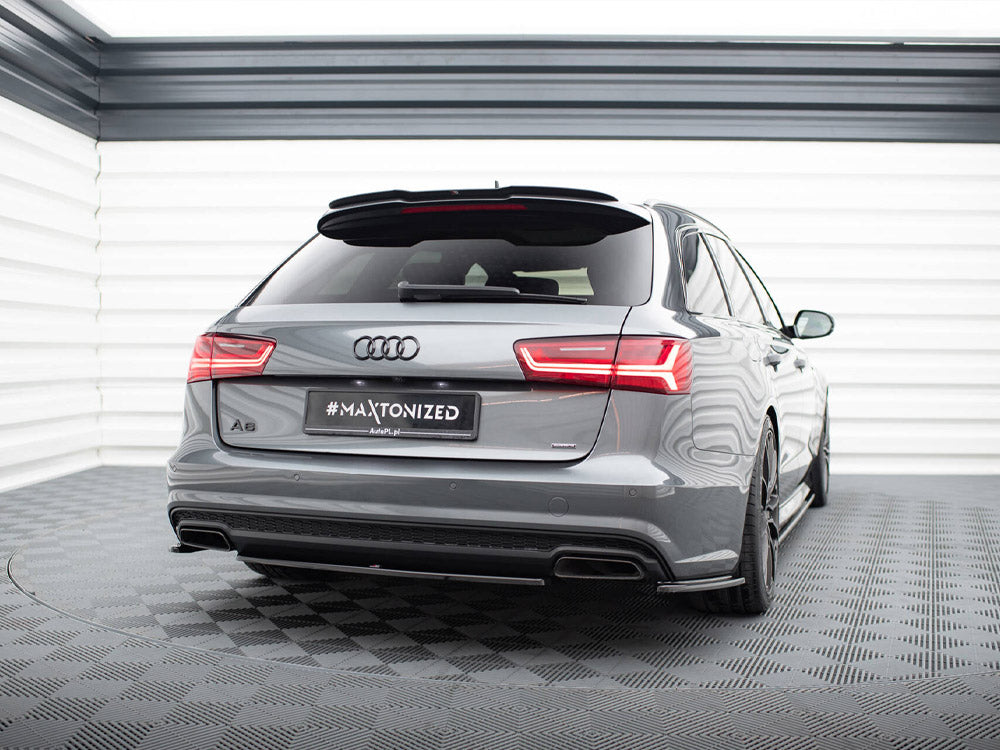 Maxton Design Audi A6 S-Line C7 FL Central Rear Splitter
