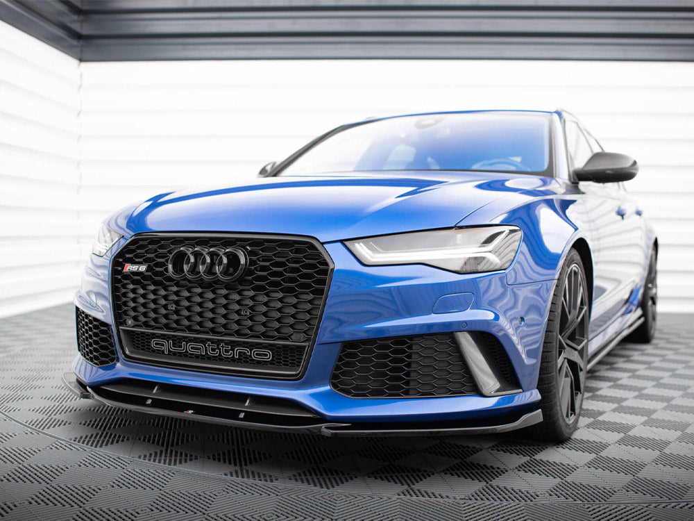 Maxton Design Audi RS6 C7 Front Splitter V.3