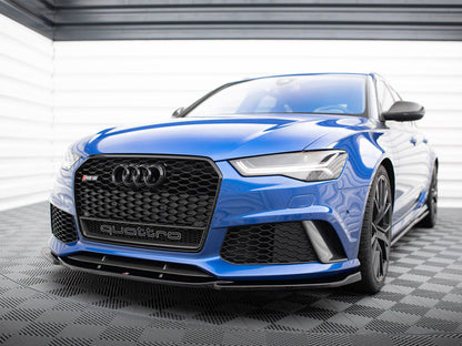 Maxton Design Audi RS6 C7 Front Splitter V.3