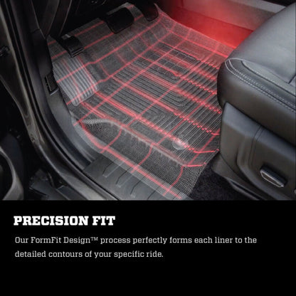 Husky Liners 10 Dodge Ram 2500/3500 Ext Cab WeatherBeater Black 2nd Seat Floor Liners