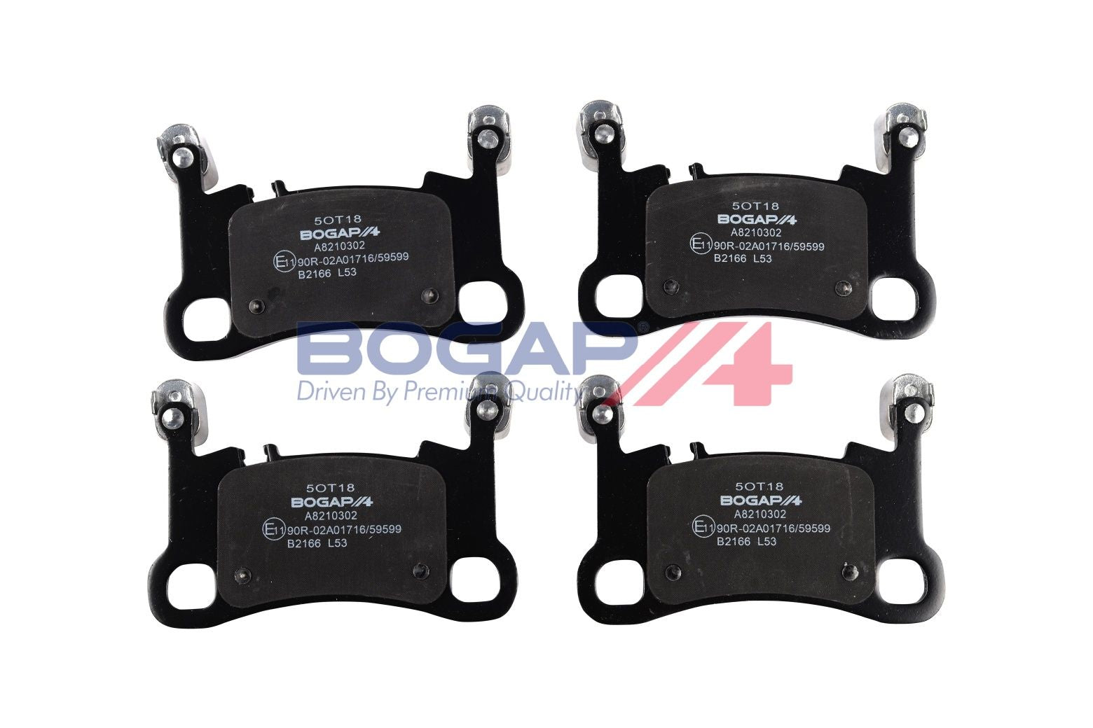 BOGAP A8210302 Brake Pad Set, Disc Brake | ML Performance Car Parts