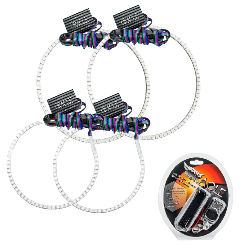 ORACLE Lighting Oracle Jeep Grand Cherokee 08-10 Halo Kit - ColorSHIFT