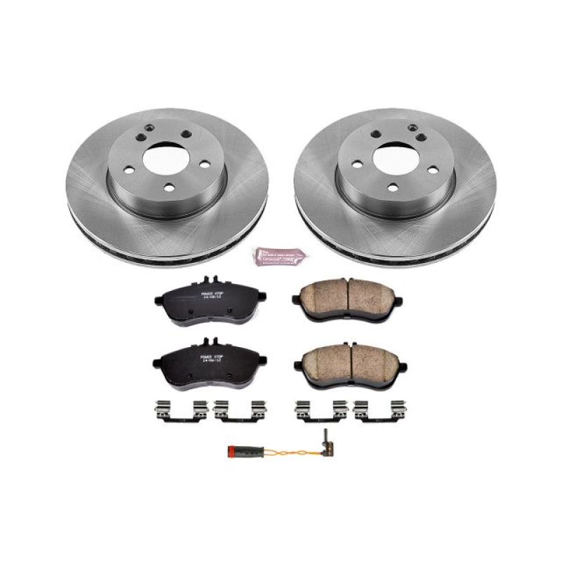 PowerStop Power Stop 12-15 Mercedes-Benz C250 Front Autospecialty Brake Kit