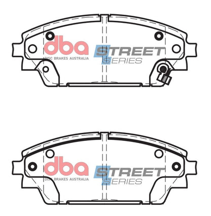 DBA 14-16 Mazda 3 Front Street Series Brake Pads