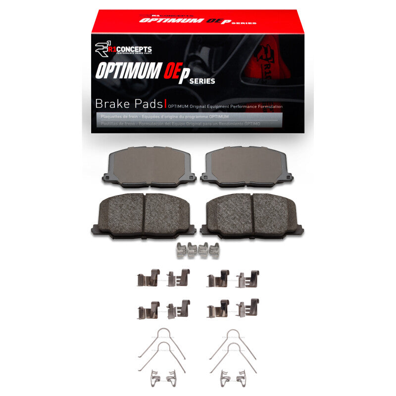 R1 Concepts R1 87-93 Lexus ES250 Front Optimum OE Pads & Hardware Kit
