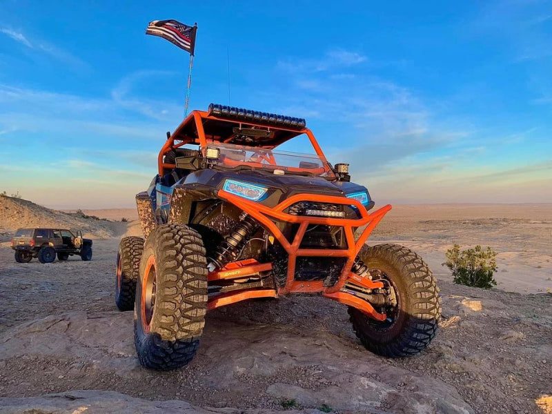 ORACLE Lighting Oracle 1421 Polaris RZR 900/1000 Turbo Dynamic RGB+A Seq Turn Signal Headlight Halo Kit