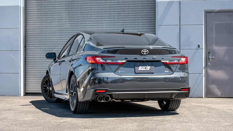 Borla 2025 Toyota Camry SE/XSE AT S-type Axle-Back Exhaust - 3.5in Black Chrome Tips