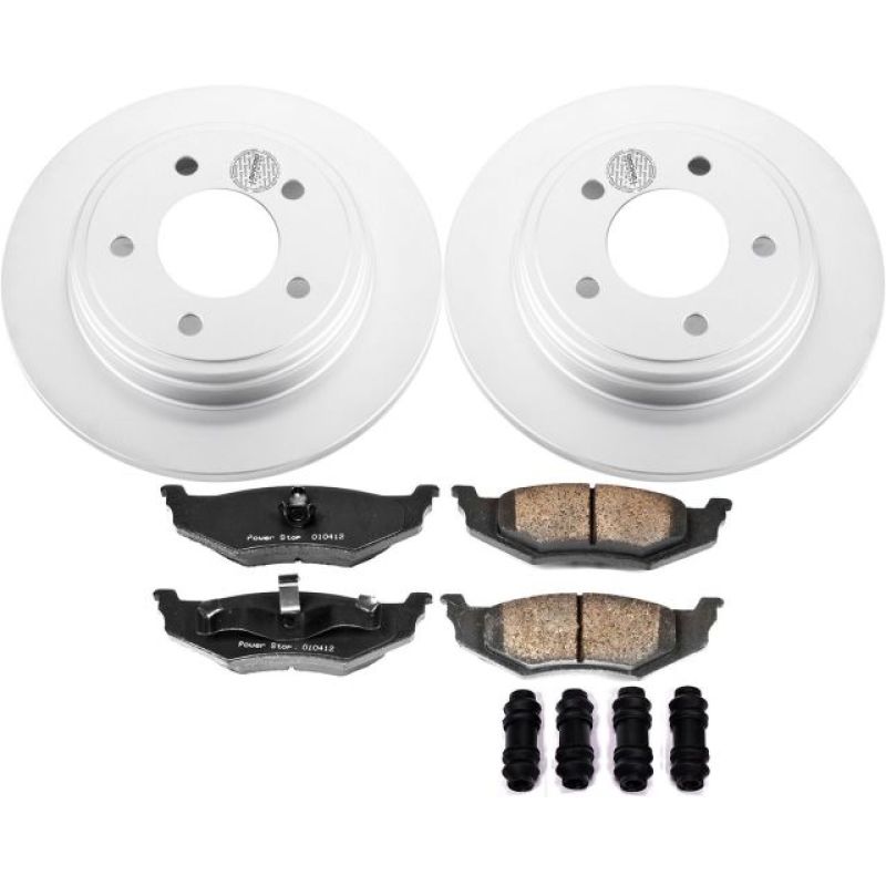 PowerStop Power Stop 99-04 Chrysler 300M Rear Z17 Evolution Geomet Coated Brake Kit