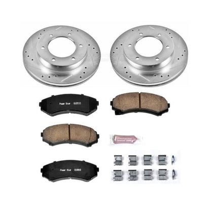 PowerStop Power Stop 2002 Honda Passport Front Z23 Evolution Sport Brake Kit