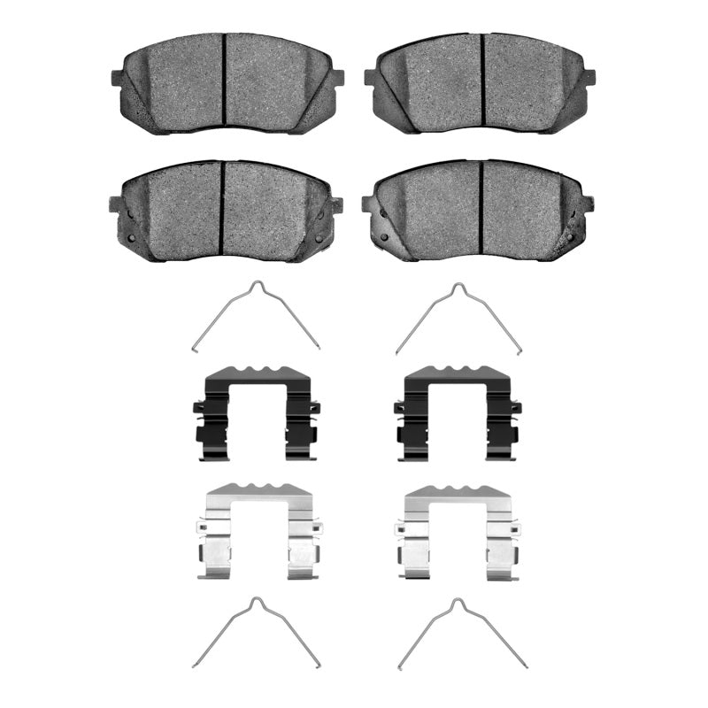 R1 Concepts R1 15-15 Hyundai Sonata Front Semi Met Pads & Hardware Kit