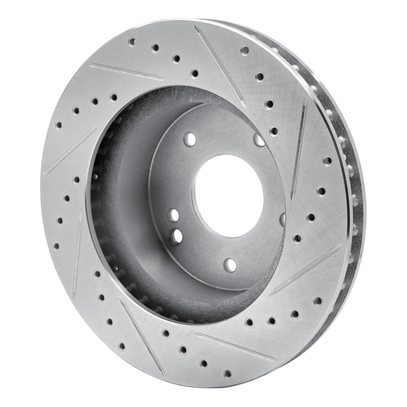 R1 Concepts R1 63-82 Chevrolet Camaro Rear/Front Left Drilled & Slotted Silver Brake Rotor