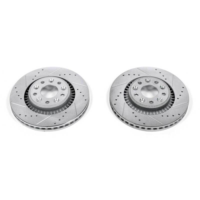 PowerStop Power Stop 05-07 Ford Five Hundred Front Evolution Drilled & Slotted Rotors - Pair