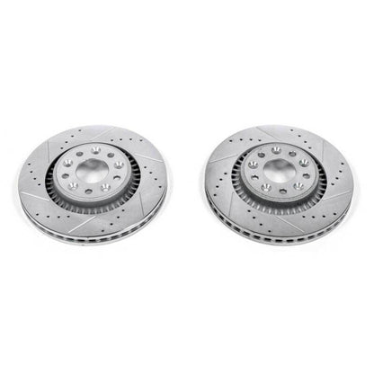 PowerStop Power Stop 05-07 Ford Five Hundred Front Evolution Drilled & Slotted Rotors - Pair