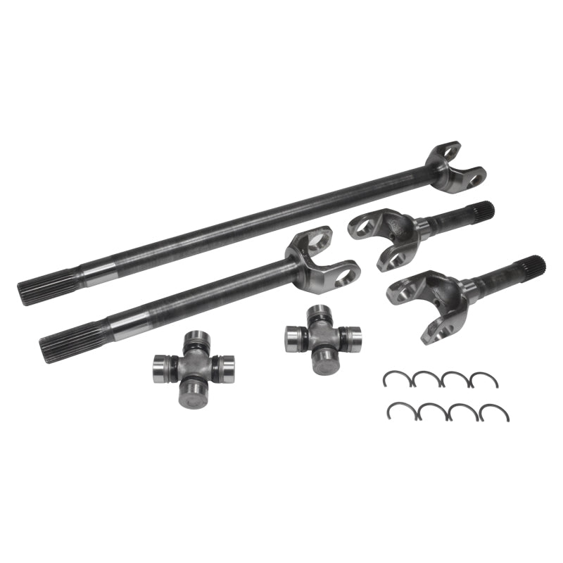 Yukon Gear & Axle USA Standard 4340 Chrome-Moly Replacement Axle Kit For 72-81 Jeep CJ / Dana 30 / 27 Spline