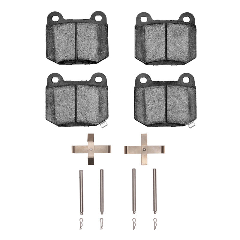 R1 Concepts R1 2003-2025 Infiniti G35 Rear R1 Semi Met Pads & Hardware Kit