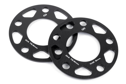 Dinan Wheel Spacers - 5x120 - 72.6mm CB - 6mm Thick (Set of 2)