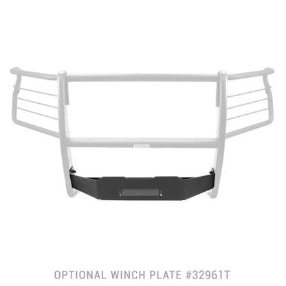 Go Rhino 18-20 Ford F-150 3100 Series StepGuard Winch Plate Kit (Req. 3296T or 3296MT) - Tex. Black