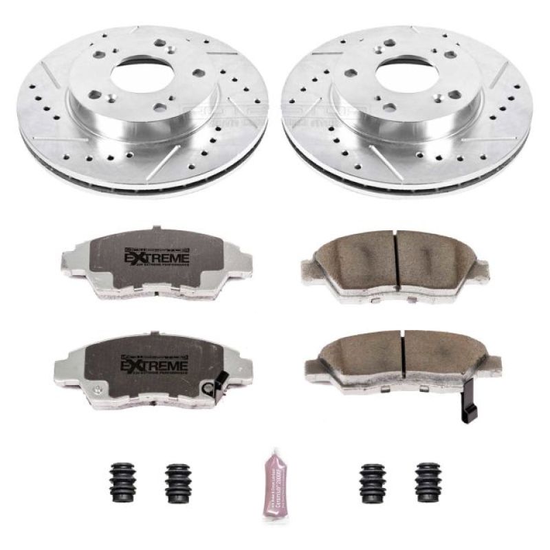 PowerStop Power Stop 06-11 Honda Civic Front Z26 Street Warrior Brake Kit