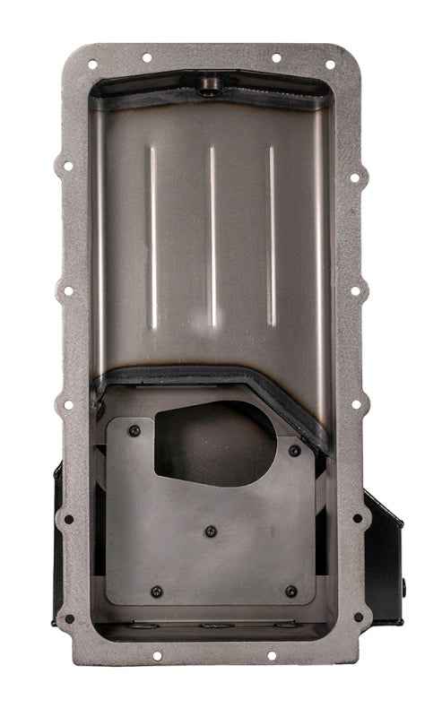Moroso Ford 5.0 Coyote (w/Rear Sump) Road Race Baffled Wet Sump 9qt 6-5/8in Steel Oil Pan