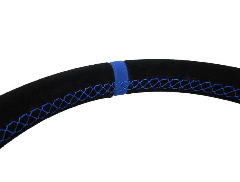 PRP Seats PRP Deep Dish Suede Steering Wheel - Blue