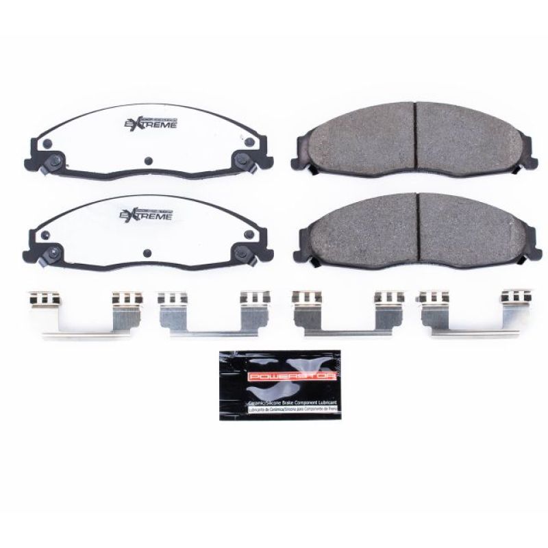 PowerStop Power Stop 03-07 Cadillac CTS Front Z26 Extreme Street Brake Pads w/Hardware