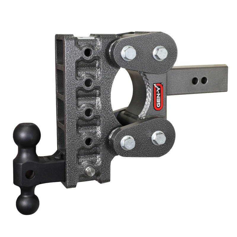 GEN-Y Hitch Gen-Y The Boss Torsion-Flex 2.5in Shank 7.5in Drop 1.7K TW 16K Hitch w/GH-051 Dual-Ball