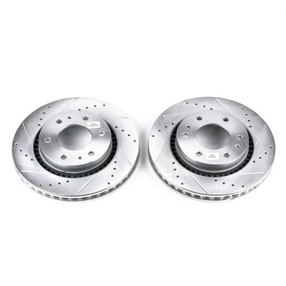 PowerStop Power Stop 06-07 Buick Rainier Front Evolution Drilled & Slotted Rotors - Pair