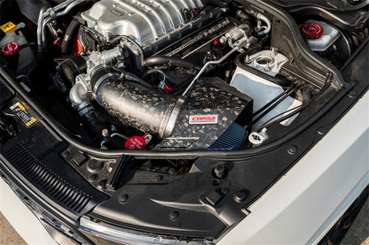 CORSA Performance Corsa 2020-25 Dodge Durango SRT Hellcat Forged Carbon Fiber Air Intake w/ MaxFlow Oiled Filter