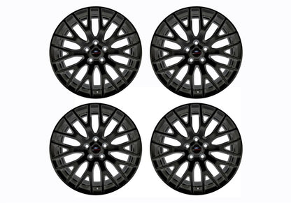 Ford Racing 15-16 Mustang GT 19X9 and 19X9.5 Wheel Set with TPMS Kit - Matte Black