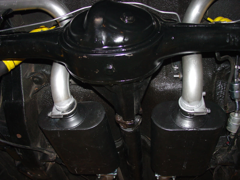 Flowmaster 55-57 Chevrolet 2.5in. American Thunder SS Crossmember-Back Exhaust System